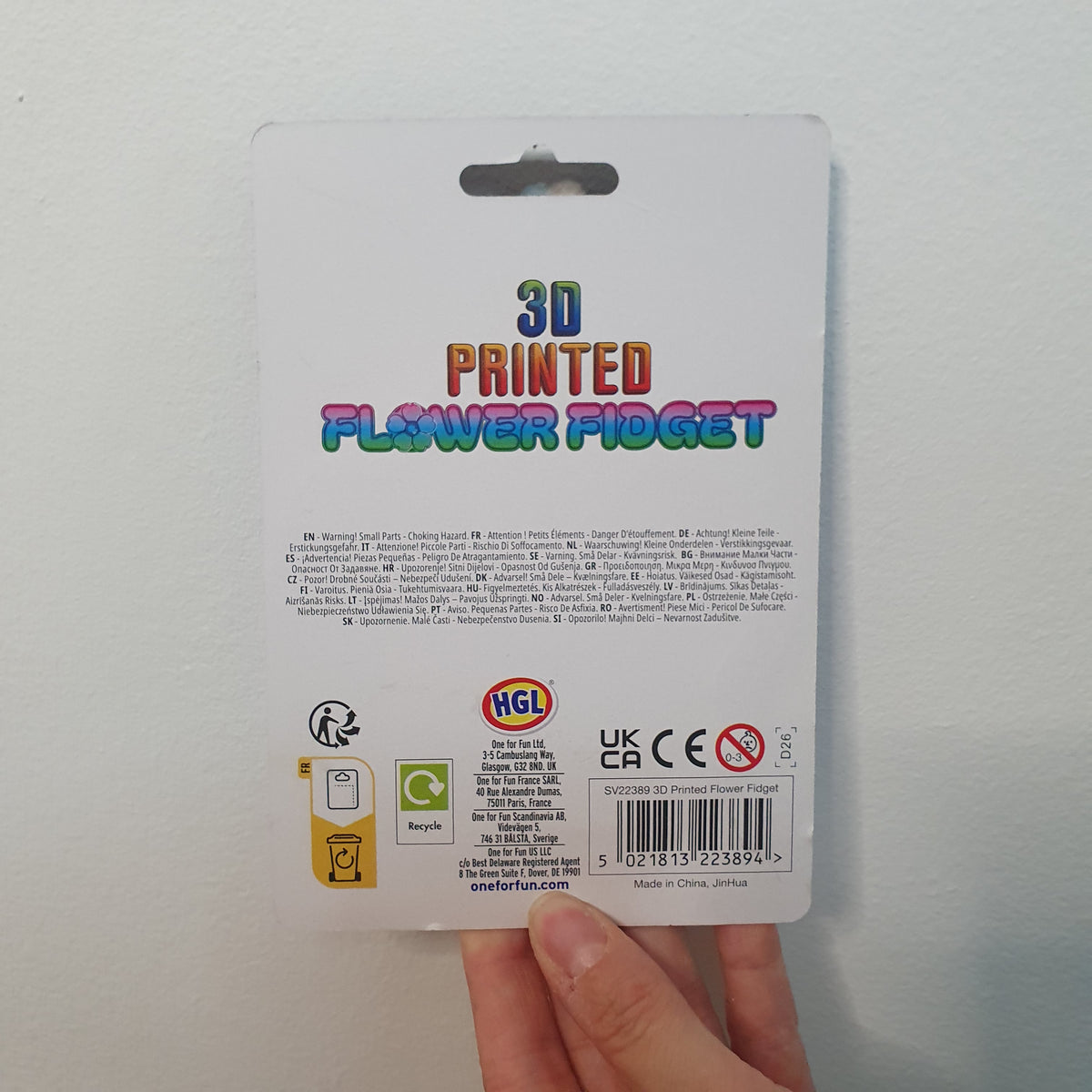 3D Flower Printed Fidget Toy