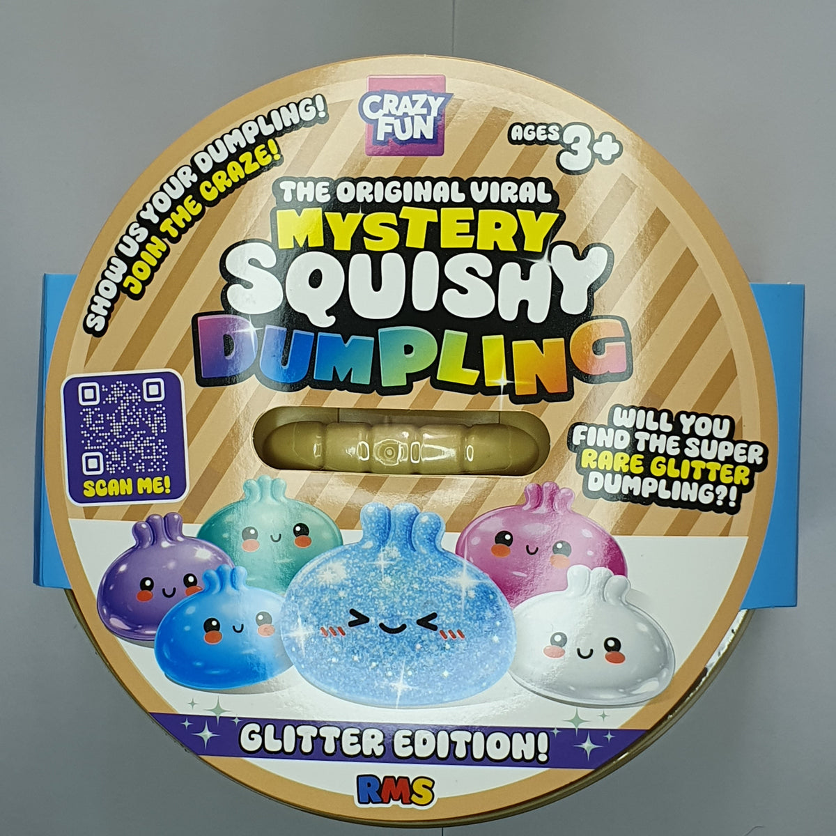 XL Mystery Squishy Dumpling -  Glitter Edition