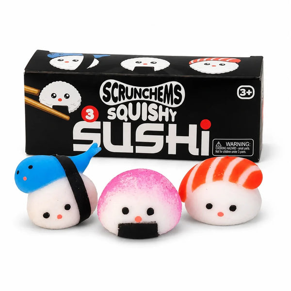 Squishy Sushi 3 Pack by Scrunchems